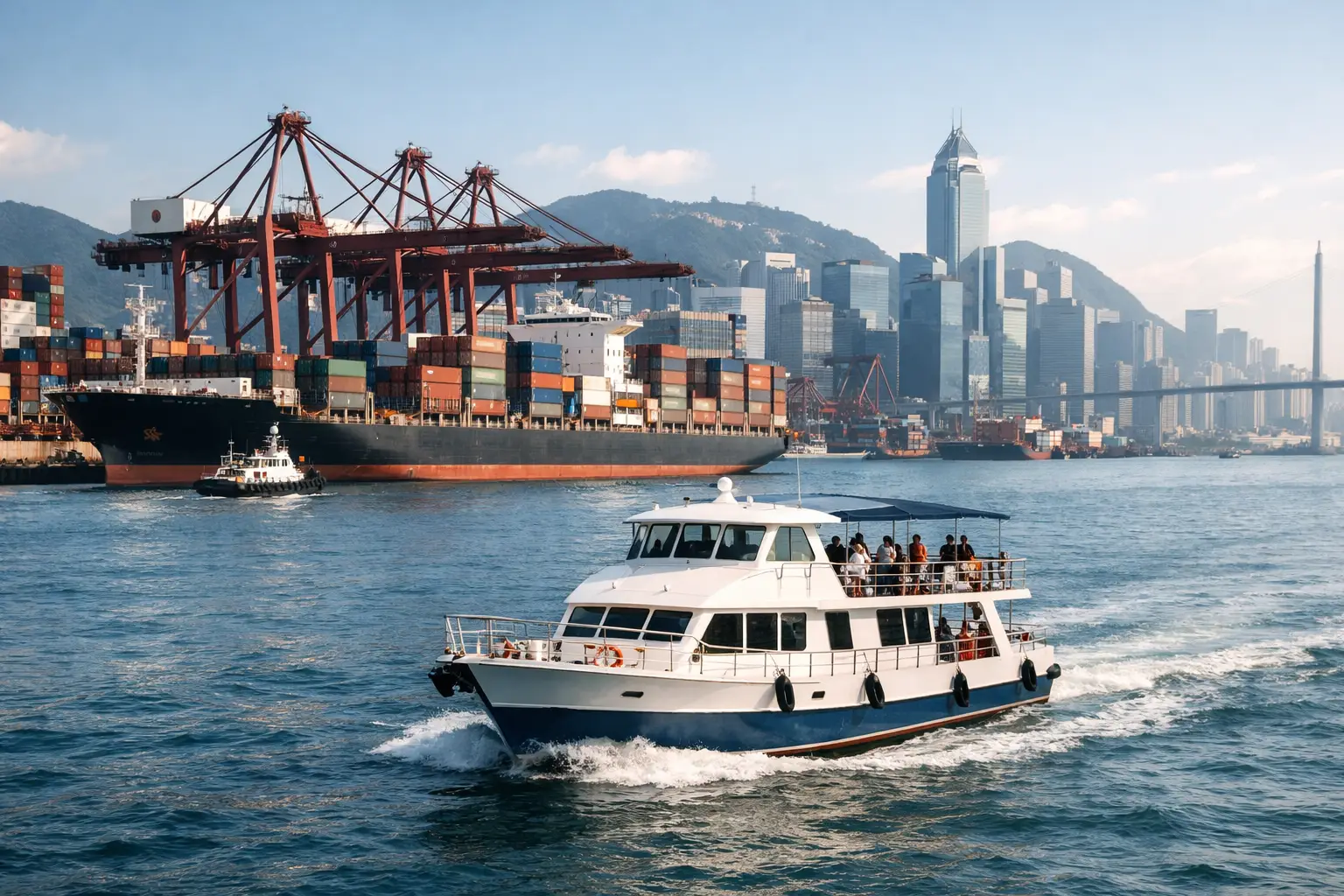Container Port Tour Hong Kong Boat Guide