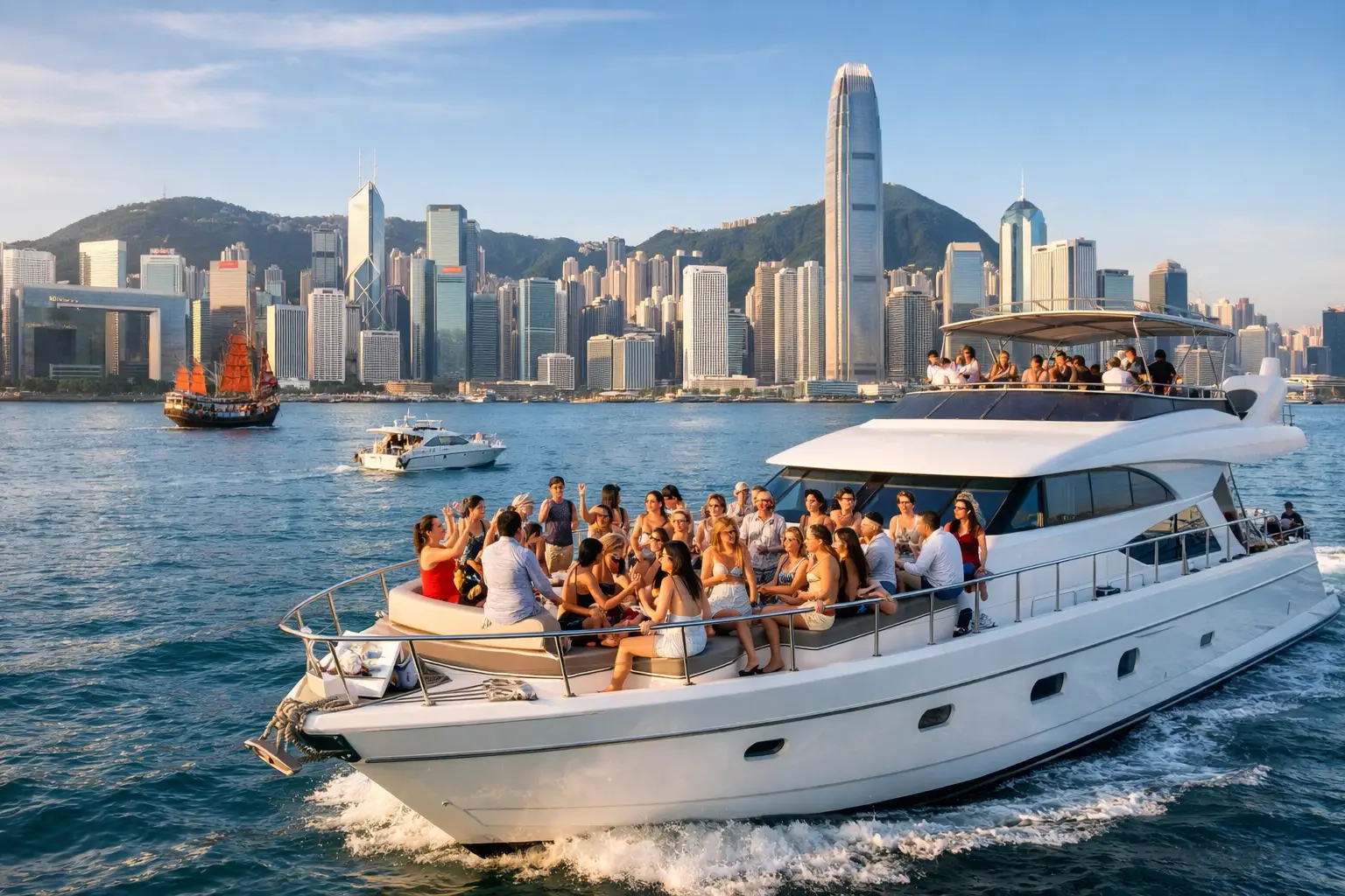 Large Group Boat Rental Hong Kong Done Right