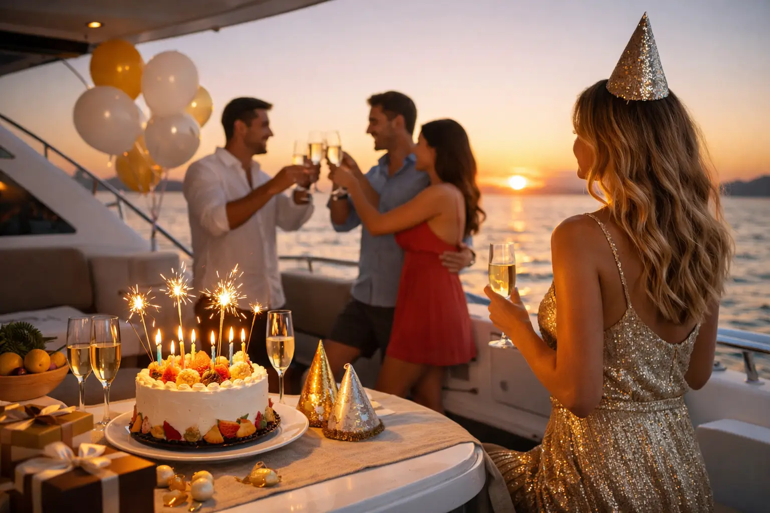 Sunset Yacht Birthday Package That Stands Out