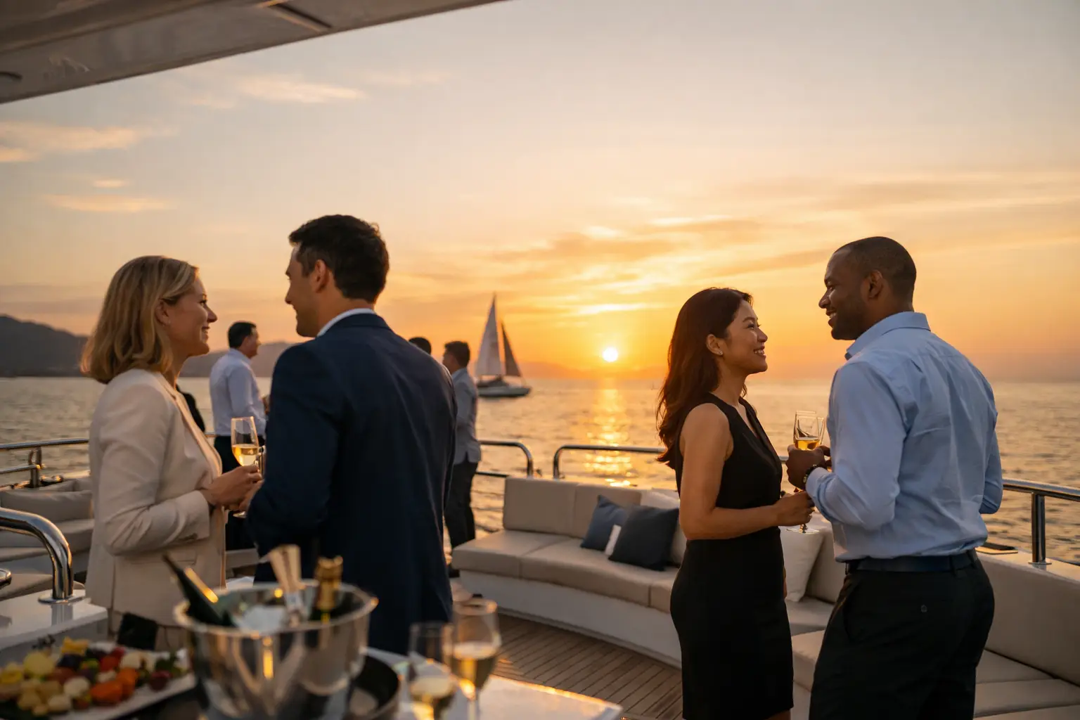How to Organize a Corporate Sunset Charter