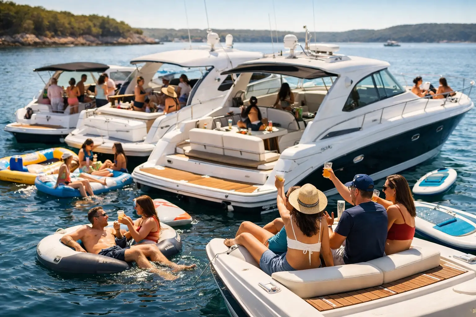 How to Plan a Raft-Up Celebration That Flows