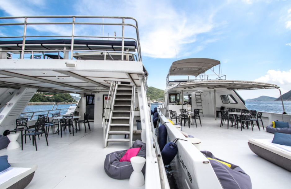 Guests enjoying RAFT Up Hong Kong