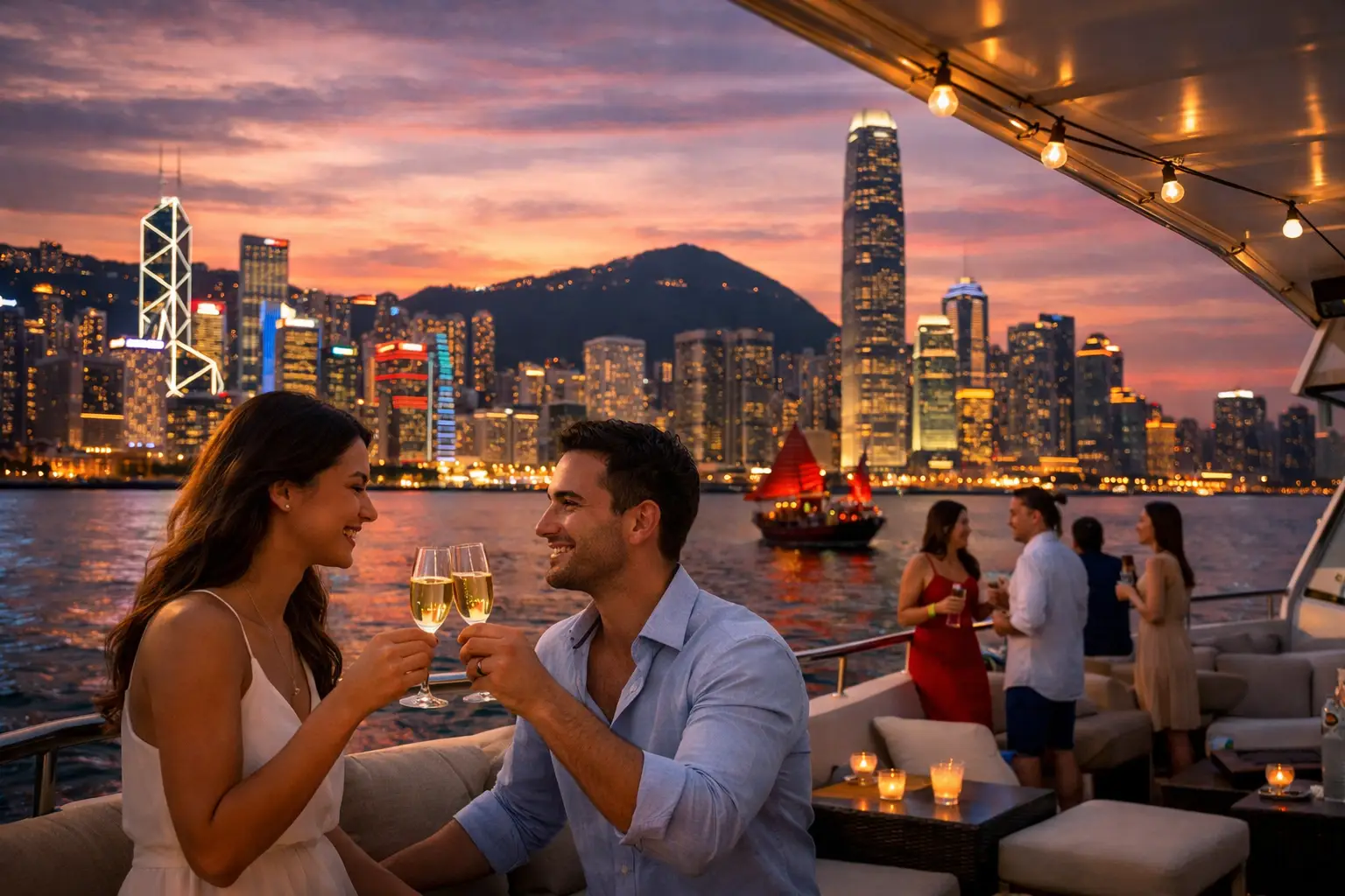 Sunset Party Cruise Hong Kong for Big Moments