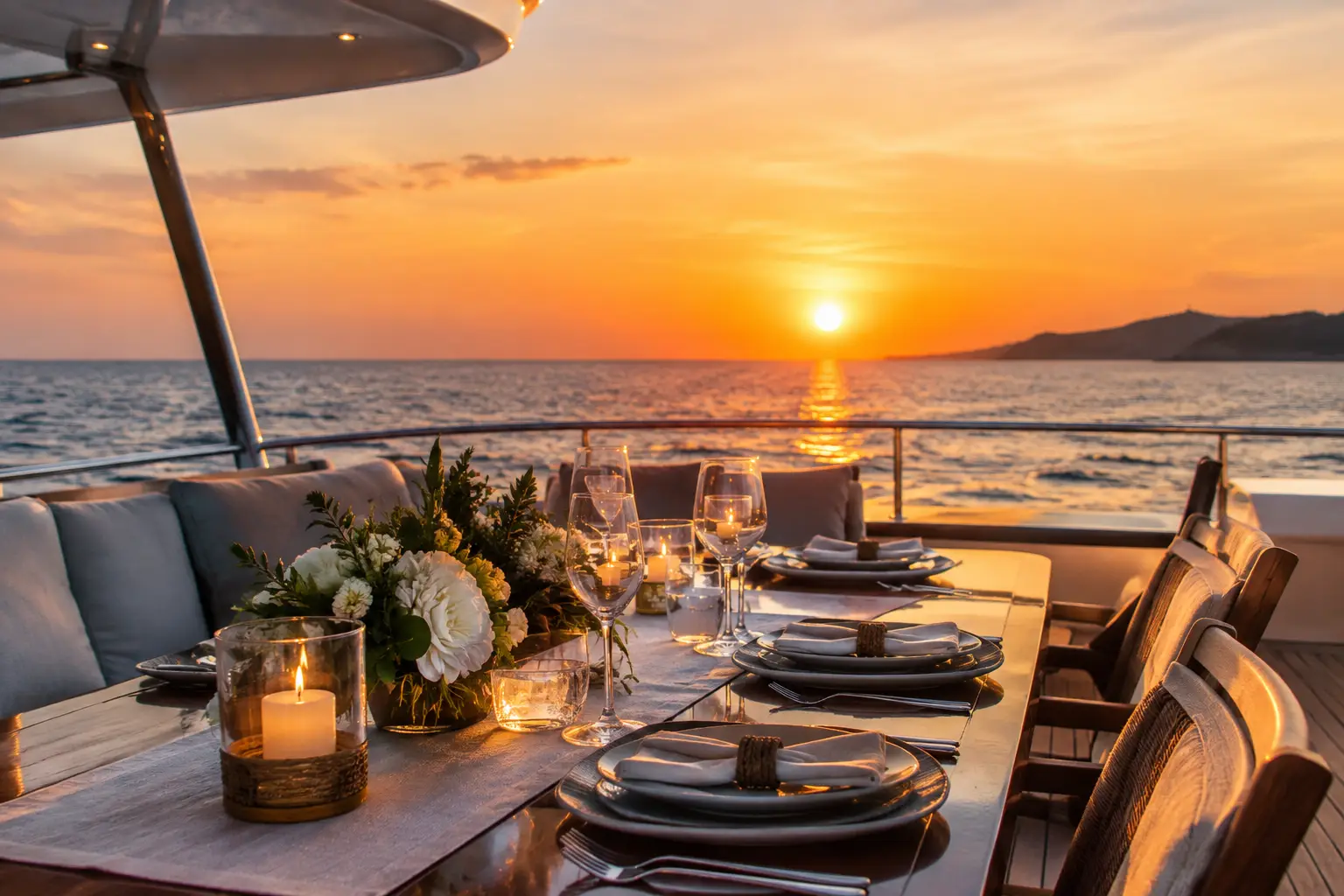 How to Host a Sunset Boat Dinner in Style