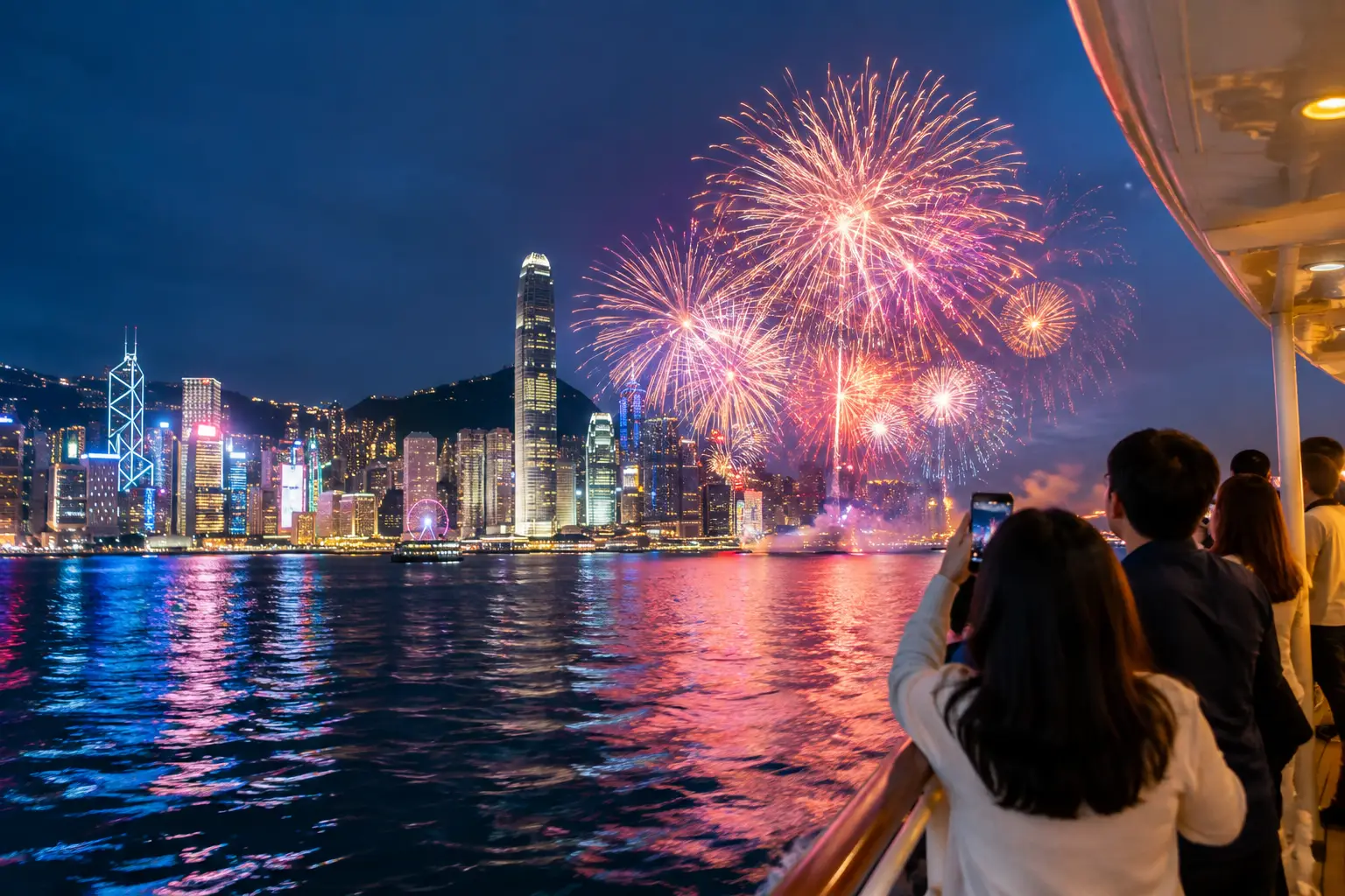 When Are Harbour Fireworks Cruises in Hong Kong?